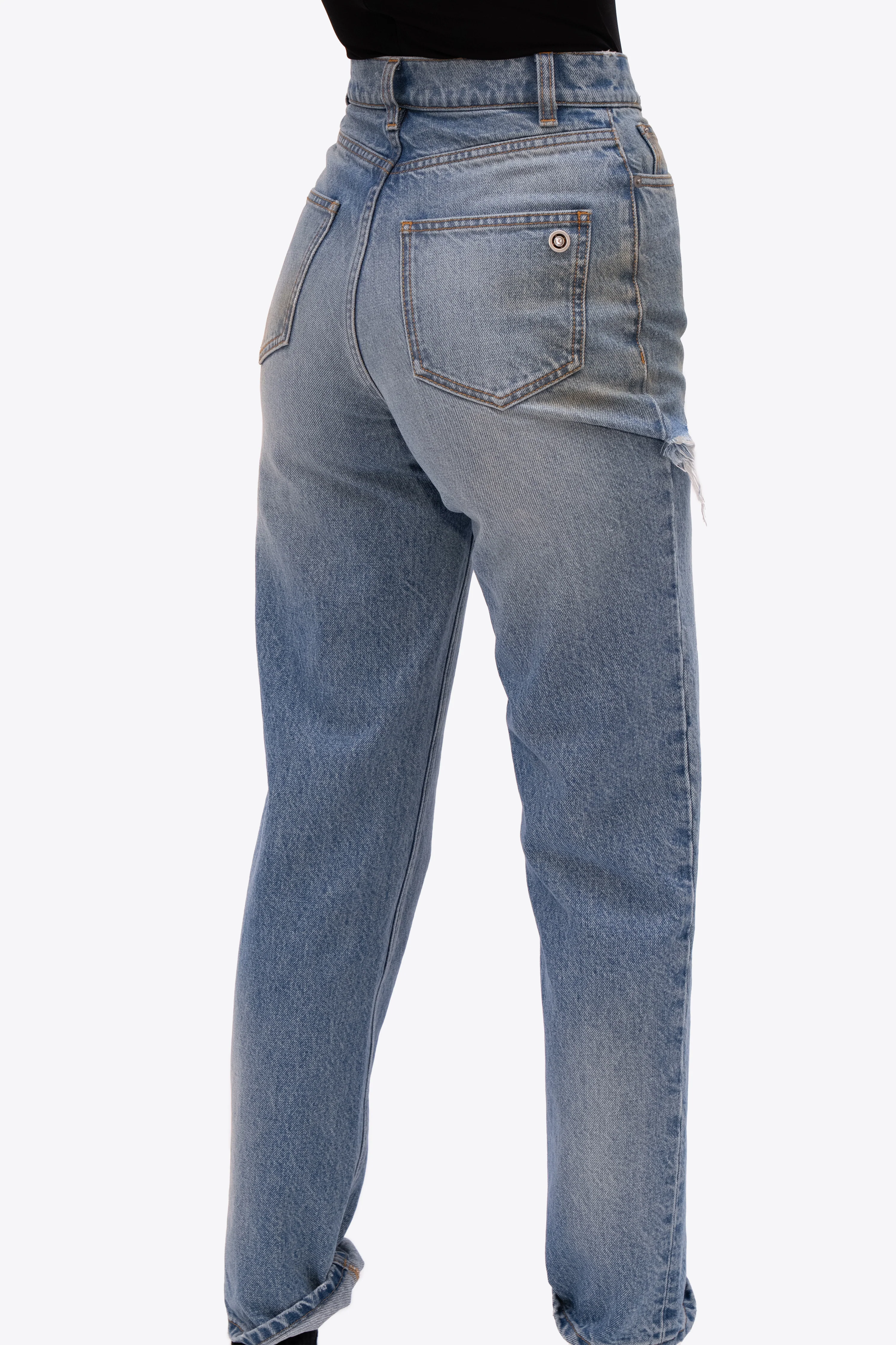 Crystal Fray Slit Jean - Image 5