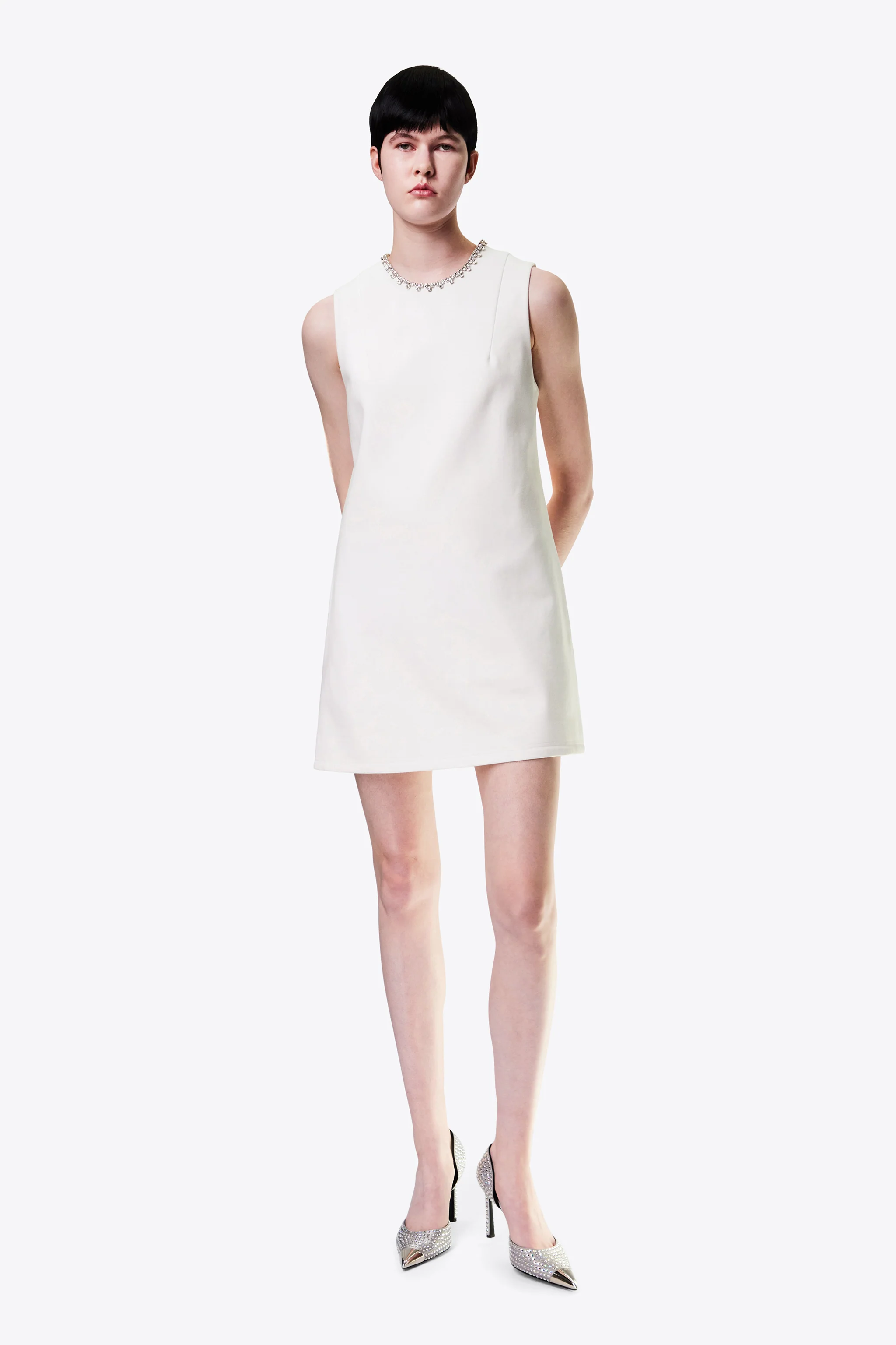 Crystal Heart Back Dress - Image 3