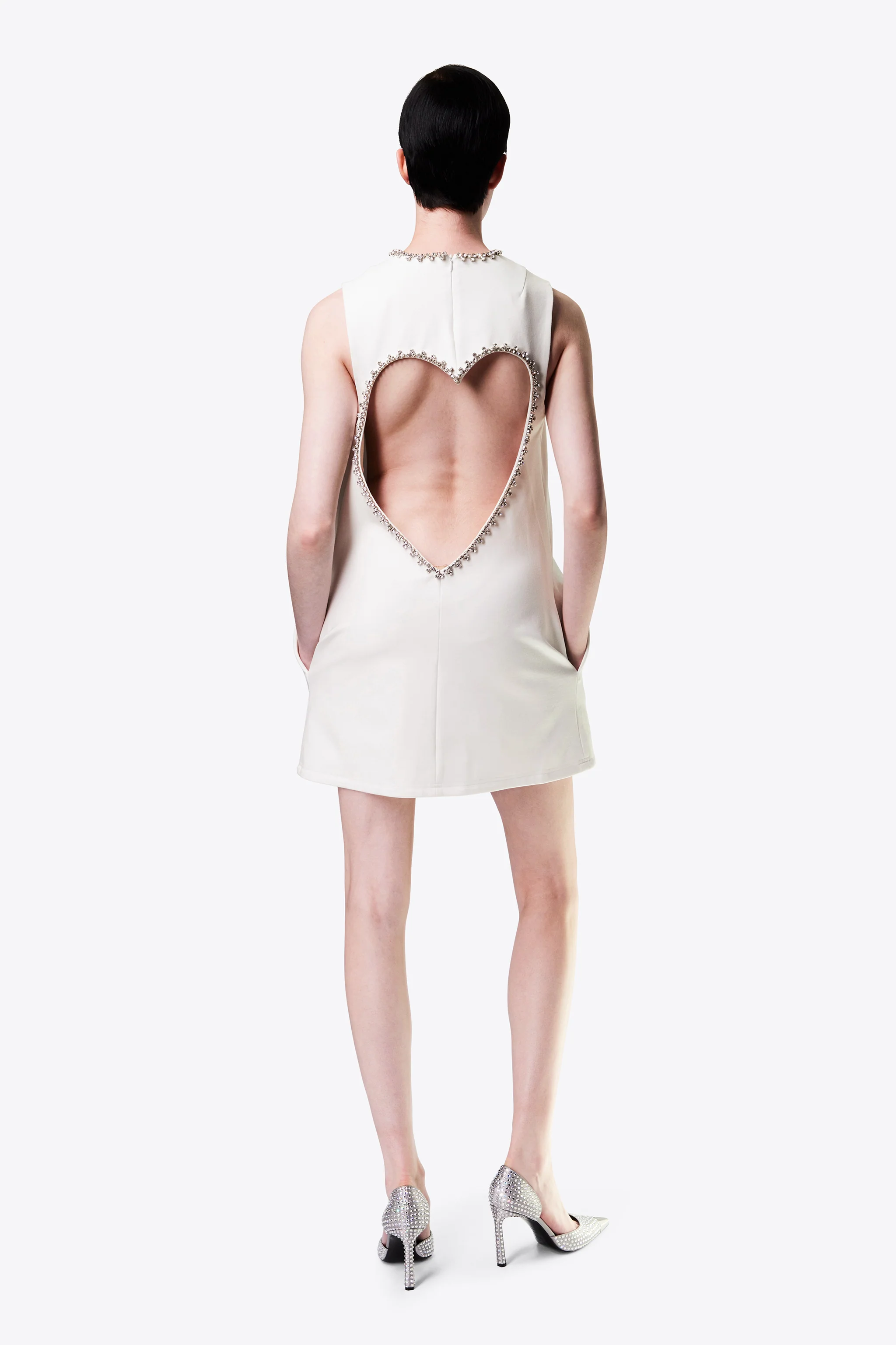 Crystal Heart Back Dress - Image 4
