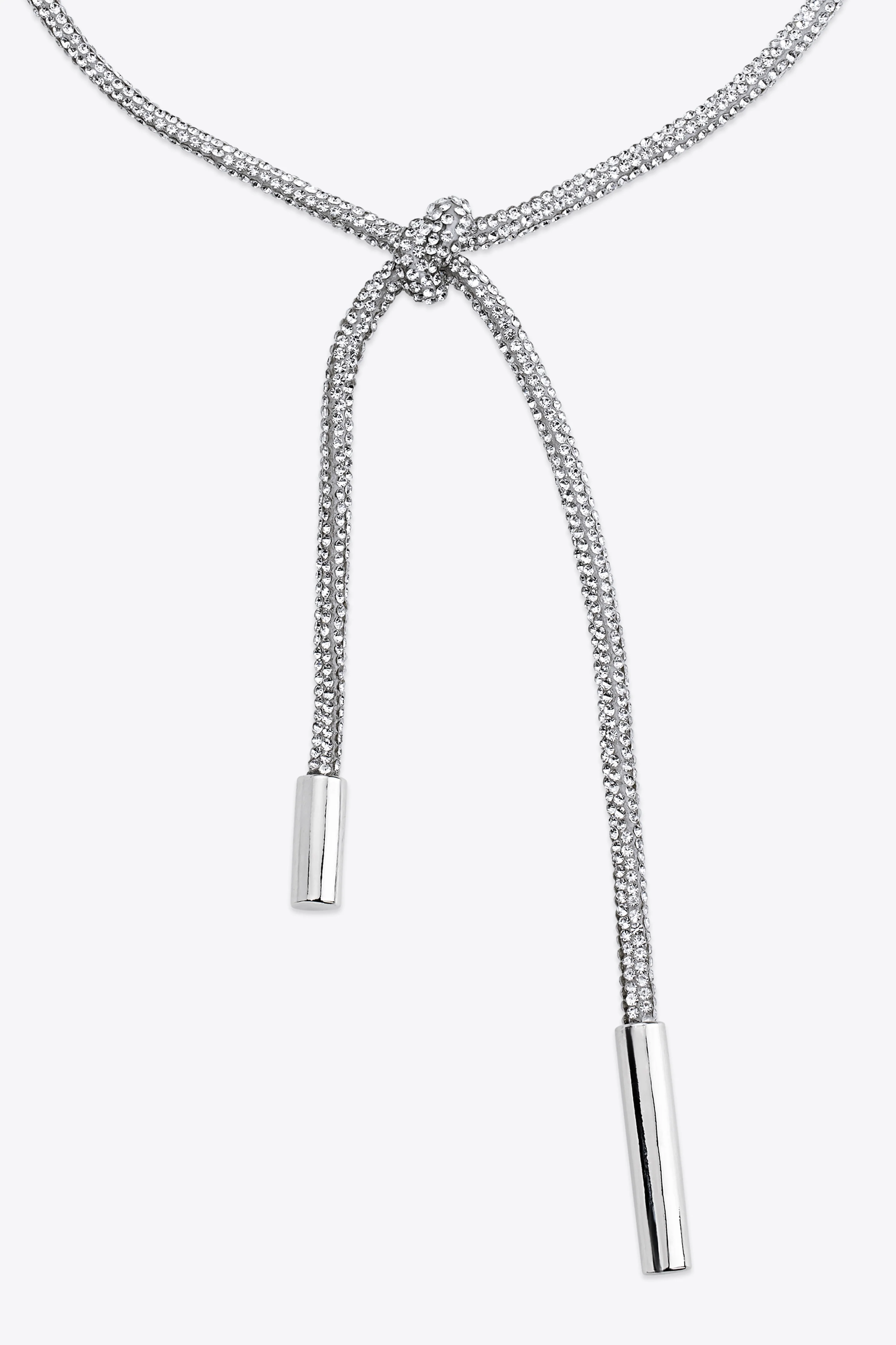 Crystal Knot Necklace - Image 4