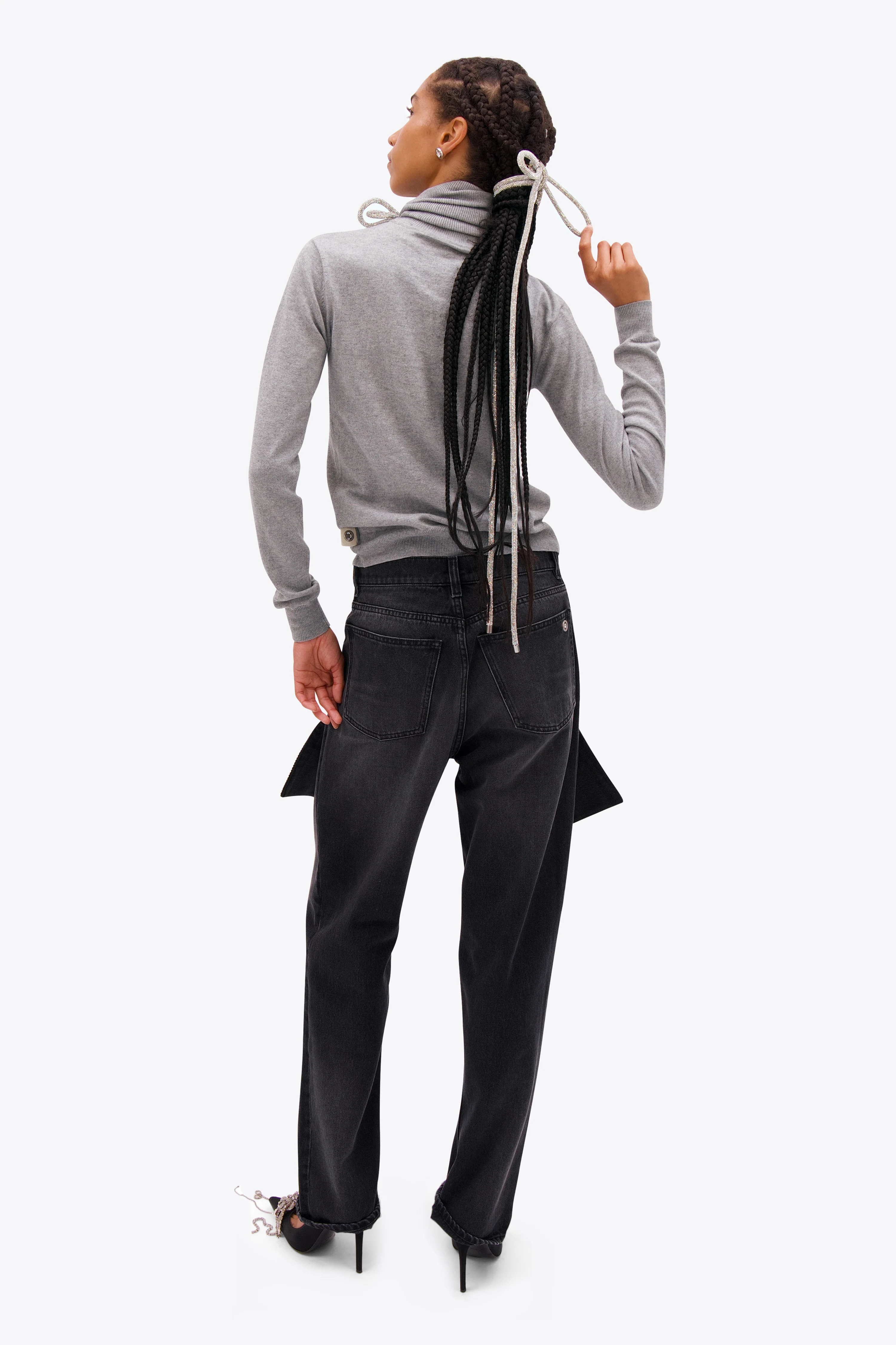 Crystal Knot Turtleneck Sweater - Image 4