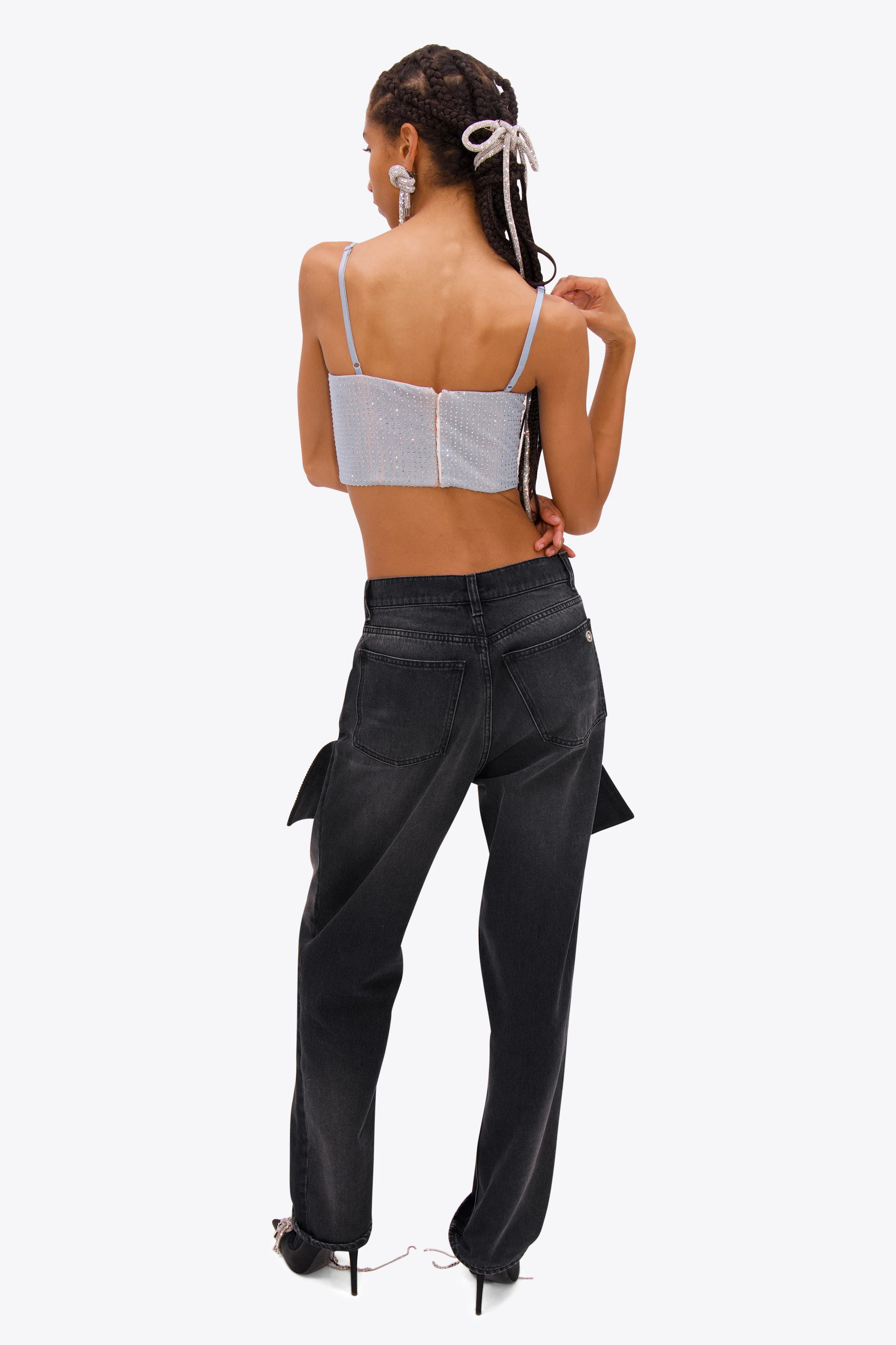 Hotfix Thigh Slash Jean - Image 4