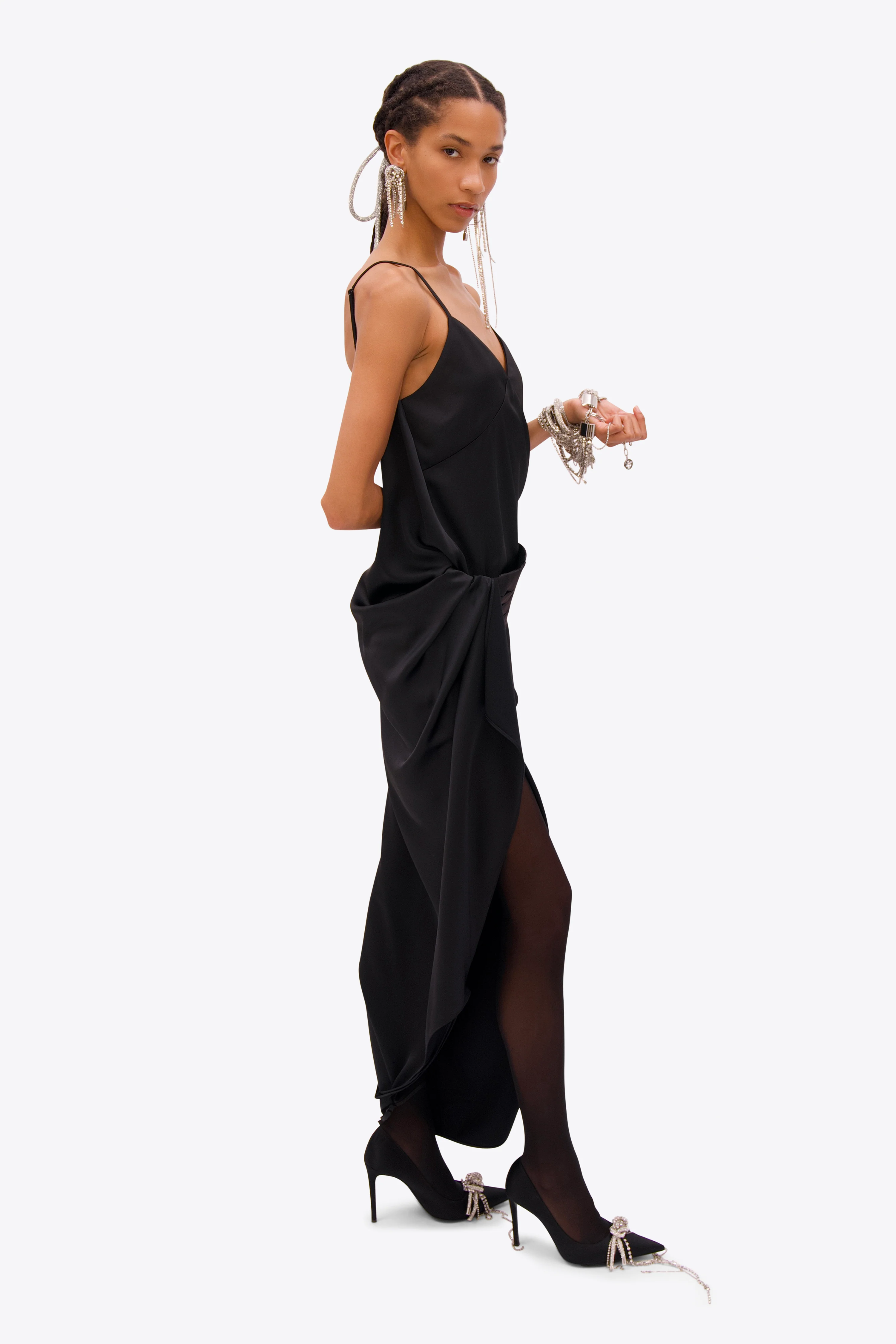 Tuxedo Slip Dress - Image 3