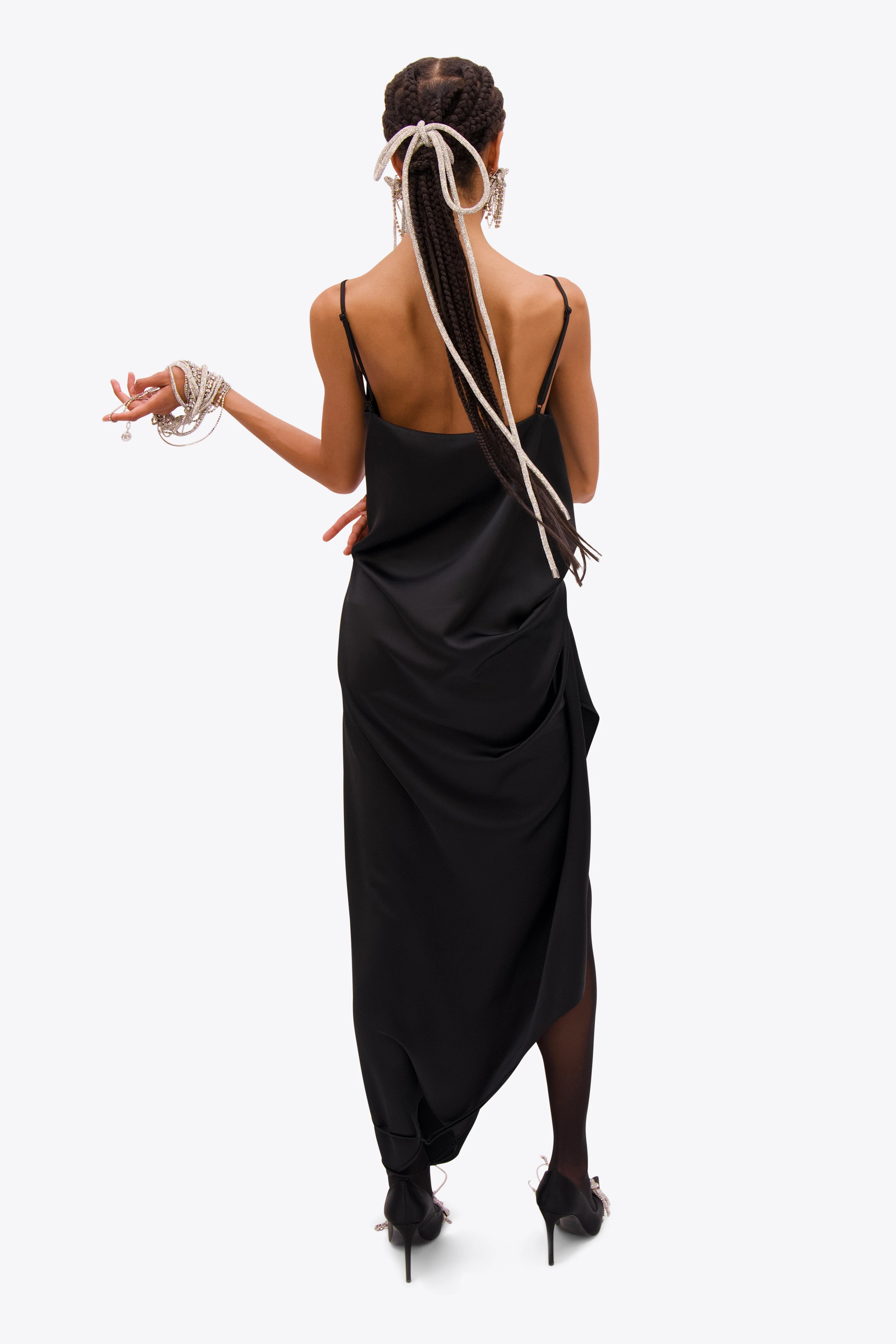 Tuxedo Slip Dress - Image 5